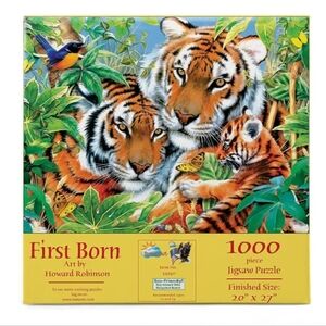 First Born Tiger Jigsaw Puzzle. Made Once